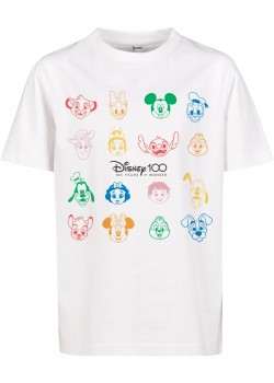 Детска Тениска Kids Disney 100 Faces Tee white 158/164 Детска Тениска Kids Disney 100 Faces Tee white 158/164