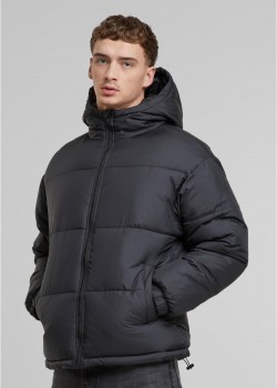 Суичър Basic Puffer Jacket With Hood black XXL Суичър Basic Puffer Jacket With Hood black XXL