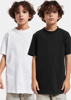 Пакет от 2 броя тениски момчетаBoys Basic Tee 2-Pack white/black 158/164 Пакет от 2 броя тениски момчетаBoys Basic Tee 2-Pack white/black 158/164