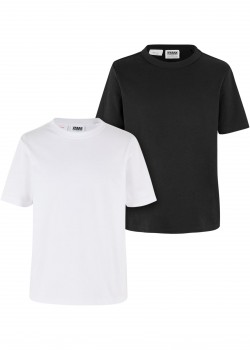 Пакет от 2 броя тениски момчетаBoys Organic Basic Tee 2-Pack white/black 158/164 Пакет от 2 броя тениски момчетаBoys Organic Basic Tee 2-Pack white/black 158/164