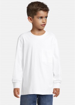Boys Heavy Oversized Pocket Longsleeve white 158/164 Boys Heavy Oversized Pocket Longsleeve white 158/164