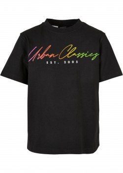 Тениска за момчета Boys Script Logo Tee black 158/164 Тениска за момчета Boys Script Logo Tee black 158/164