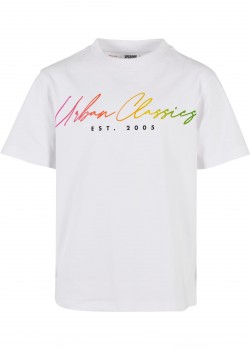 Тениска за момчета Boys Script Logo Tee white 158/164 Тениска за момчета Boys Script Logo Tee white 158/164