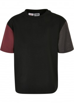 Тениска за момчета Boys Organic Oversized Colorblock Tee black 158/164 Тениска за момчета Boys Organic Oversized Colorblock Tee black 158/164