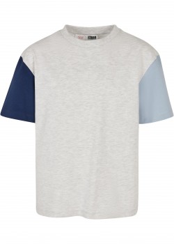 Тениска за момчета Boys Organic Oversized Colorblock Tee lightgrey 158/164 Тениска за момчета Boys Organic Oversized Colorblock Tee lightgrey 158/164