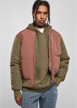 Мъжко Бомбър Яке Starter Quilted Bomber Jacket bark/darkolive XXL Мъжко Бомбър Яке Starter Quilted Bomber Jacket bark/darkolive XXL