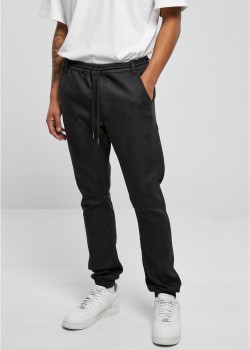 Мъжки Дънки Knitted Denim Jogpants realblack washed XXL Мъжки Дънки Knitted Denim Jogpants realblack washed XXL