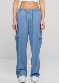 Дамски Дънки Ladies Light Denim Cargo Pants skyblue washed XXL Дамски Дънки Ladies Light Denim Cargo Pants skyblue washed XXL