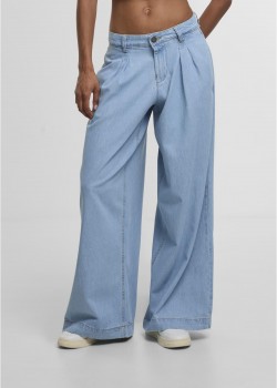 Дамски Дънки Ladies Wide Leg Light Denim Pants new light blue washed 29 Дамски Дънки Ladies Wide Leg Light Denim Pants new light blue washed 29