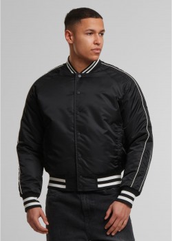 Мъжко Бомбър Яке Racer Bomber Jacket black XXL Мъжко Бомбър Яке Racer Bomber Jacket black XXL