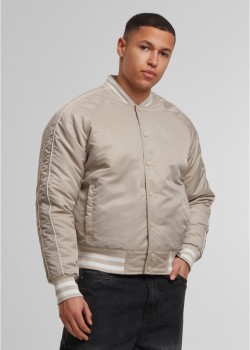 Мъжко Бомбър Яке Racer Bomber Jacket chalkdust XXL Мъжко Бомбър Яке Racer Bomber Jacket chalkdust XXL
