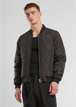 Мъжко Бомбър Яке Onion Quilted Bomber black XXL Мъжко Бомбър Яке Onion Quilted Bomber black XXL