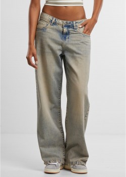 Дамски Дънки Ladies Low Waist Baggy Fit Denim mid grey dirty washed 29 Дамски Дънки Ladies Low Waist Baggy Fit Denim mid grey dirty washed 29
