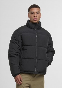 Мъжко Пухено Яке Crinkle Puffer Jacket black XXL Мъжко Пухено Яке Crinkle Puffer Jacket black XXL
