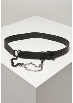Колан от имитираща кожа с верижка Urban Classics
