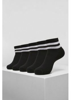 Комплект от 5 чифта чорапи  Urban Classics в черен цвят