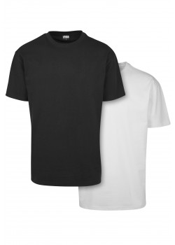 Комплект два броя тениски в черно и бяло Urban Classics