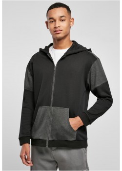 Мъжки суичър с цип в черен цвят Urban Classics Zip Hoody