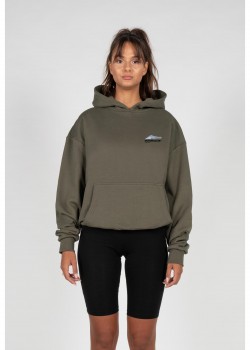 Ladies Wave V.1 x Heavy Oversized Hoody olive L
