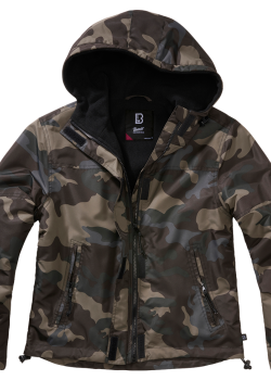 Дамско яке в тъмен камуфлаж Darkcamo