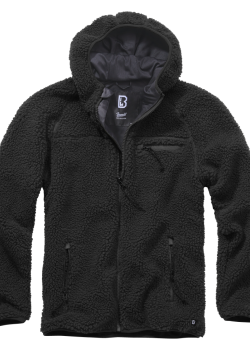 Мъжко пухкаво яке в черен цвят Brandit Teddyfleece Worker