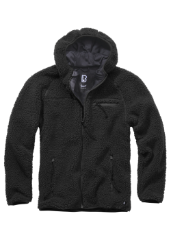 Мъжко пухкаво яке в черен цвят Brandit Teddyfleece Worker