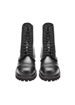 Черни кубинки естествена кожа Brandit Phantom 10 Eyelet