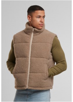 Грейка Basic Teddy Puffer Vest darktaupe XXL