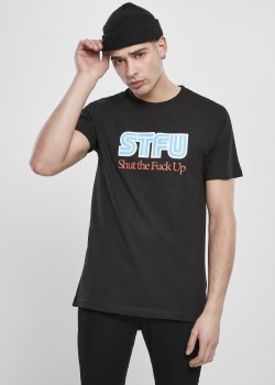 Мъжка тениска Mister Tee STFU в черен цвят