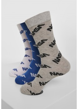 3 чифта чорапи Mister Tee NASA Allover