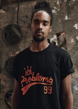 Черна мъжка тениска Mister Tee King 99 Problems