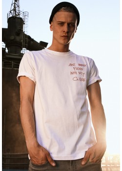 Мъжка тениска Mister Tee Clique в бял цвят