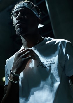 Мъжка тениска Mister Tee Im Sorry в бял цвят