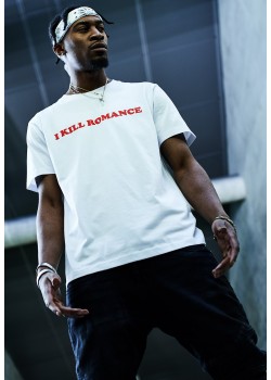 Мъжка тениска Mister Tee Romance в бял цвят