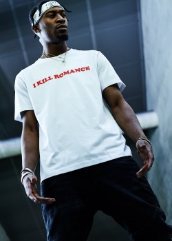 Мъжка тениска Mister Tee Romance в бял цвят