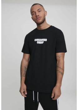 Мъжка тениска Mister Tee Crossword Champw в черен цвят