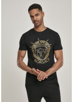 Мъжка тениска Mister Tee Korsace в черен цвят