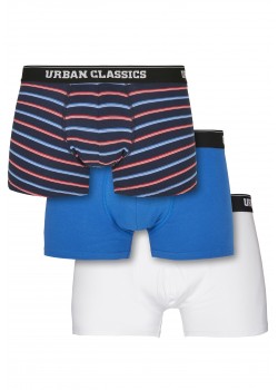 Комплект от три чифта боксерки Urban Classics /neon stripe aop boxer blue wht 