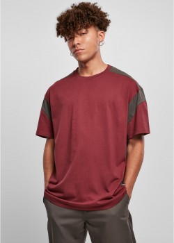 Мъжка тениска в тъмночервен цвят Active Tee