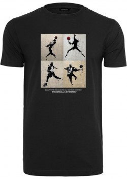 Мъжка тениска в черен цвят Mister Tee Ball Lifesytle