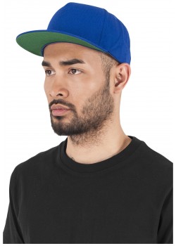 Шапка с козирка в синьо Classic 5 Panel Snapback 