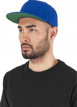 Шапка с козирка в синьо Classic 5 Panel Snapback 