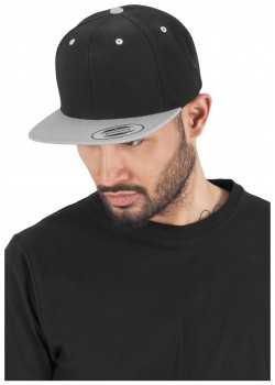  Шапка с козирка в черно Mister Tee Classic Snapback 2-Tone