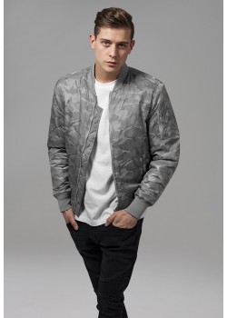 Мъжко яке тип бомбър Urban Classics stone в камуфлаж