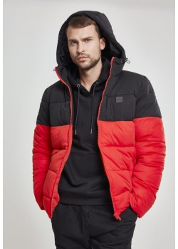 Мъжко зимно яке Urban Classics 2 Tone fireredblk
