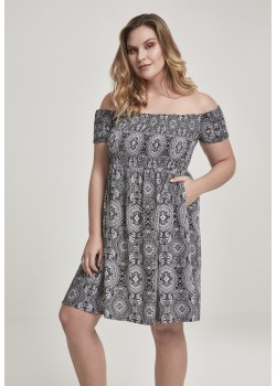 Мини рокля с голи рамене Urban Classics bandana