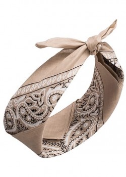 Кърпа за глава бандана HoodStyle Bandana в бежов цвят