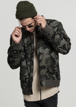 Мъжко камуфлажно яке тип бомбър Urban Classics wood camo