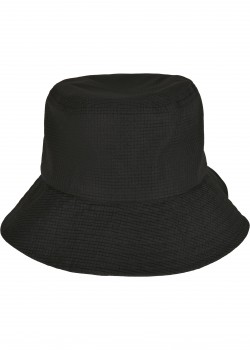Шапка идиотка с връзка в черен цвят Adjustable Flexfit Bucket Hat 