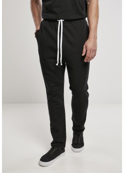 Мъжко черно долнище от органичен памук Urban Classics Low Crotch 